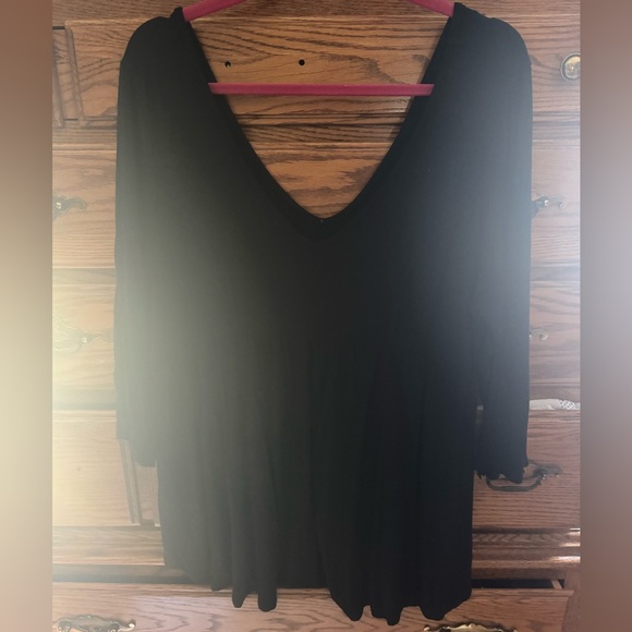LOWEST PRICE Torrid Black Babydoll Top - Picture 5 of 5